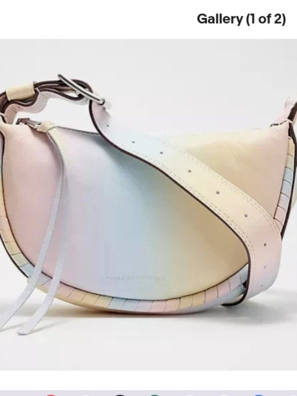 Aimee Kestenberg Leather Cloud Nine Crossbody-Macaron Ombre A695834 NEW